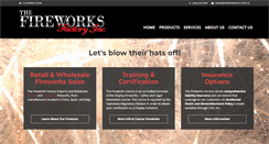 Desktop Screenshot of fireworksfactory.ca